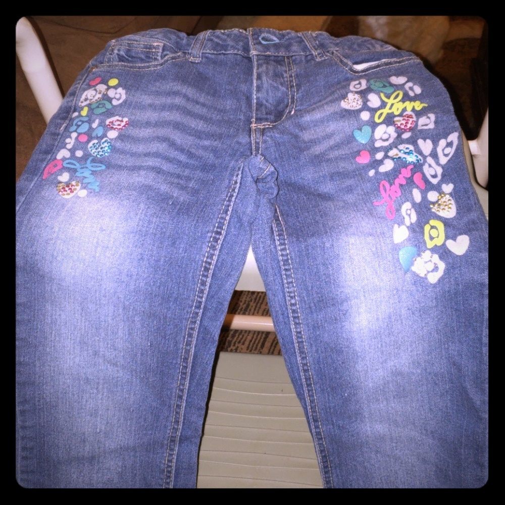 Circo Girls blue boot cut blue jeans